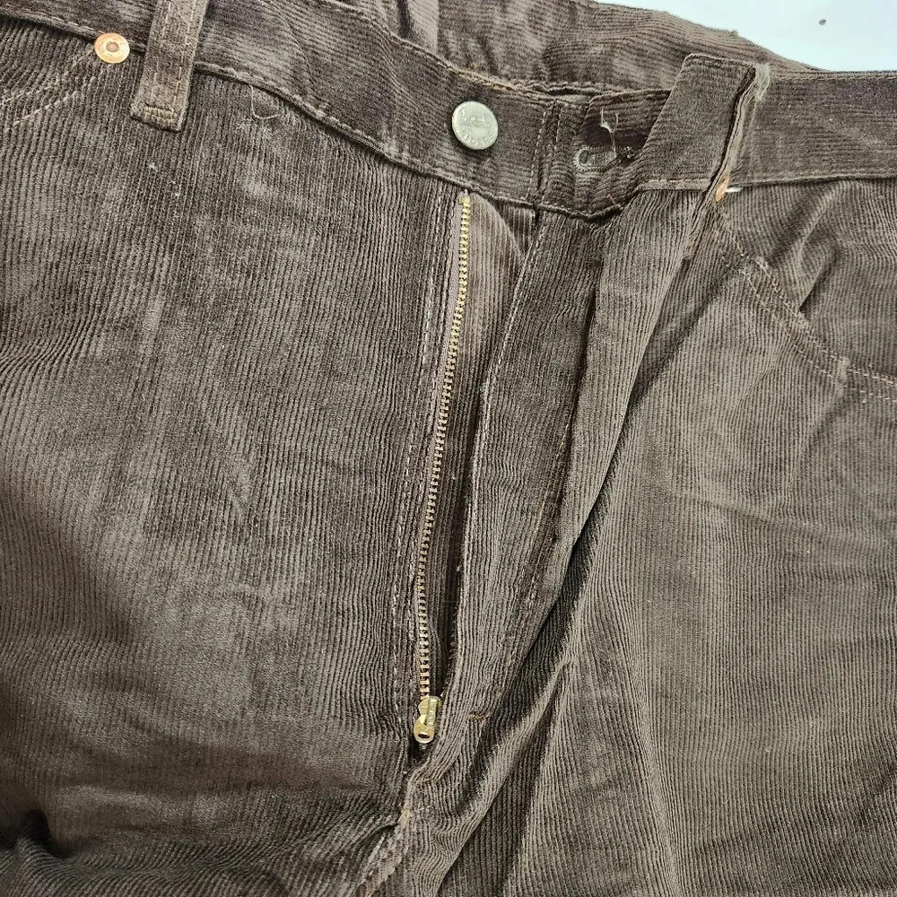 Lee Riders Boot Cut Corduroy Men's Pants Boot Cut Flare Brown NWT Vintage - Picture 7 of 15